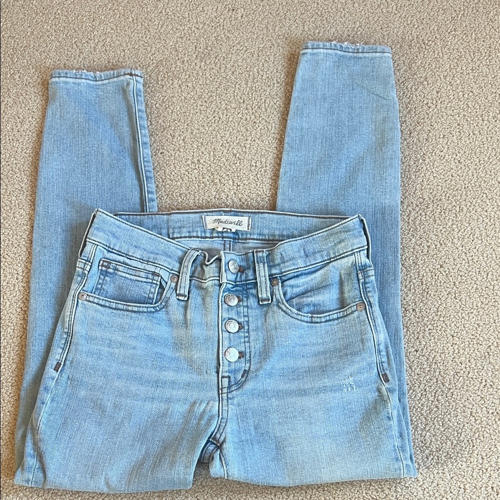 Madewell High Rise Light Blue Jeans